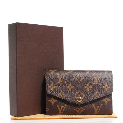 louis vuitton monogram compact wallet|louis vuitton sarah wallet.